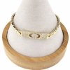 gold bracelet for a gold-plated leg