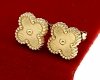 gold earrings made of stainless steel