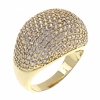 gold ring 18,60mm. gold-plated engagement xuping