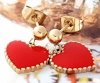 gold earrings made of stainless steel