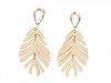 gold earrings made of stainless steel