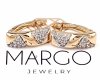 gold plated earrings with exclusive cubic zirconia