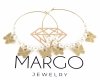 gold earrings made of stainless steel
