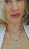 GOLD CHAIN NECKLACE celebrity STAINLESS STEEL