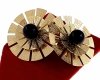 gold earrings made of stainless steel