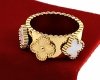 ring 19,00mm gold stainless steel
