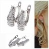 gold plated earrings with exclusive cubic zirconia