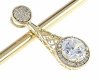 gold pendant 18k shiny xuping