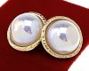 gold earrings made of stainless steel
