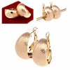 exclusive swarovski gold-plated earrings