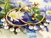 gold earrings made of stainless steel
