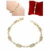 gold bracelet for a gold-plated leg