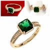 gold ring 18,60mm. gold-plated engagement xuping
