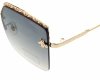 2190 Damskie okulary przeciwsłoneczne muchy ozdobne UV400
