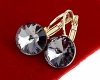 3295 Kolczyki złote Austrian Crystal cyrkonia pozłacane 14k Xuping wiszące