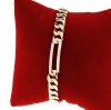 4591 Bransoletka złota cyrkonie 19cm pozłacana 18k Xuping 