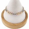 3973 Bransoletka cyrkonie złota 18,5cm pozłacana 18k Xuping