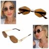ok24 Damskie okulary przeciwsłoneczne muchy ozdobne UV400