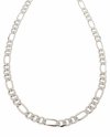 770c Srebrny łańcuszek 55cm 6mm pozłacany białym złotem Xuping