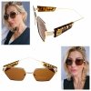 ok85 Damskie okulary przeciwsłoneczne ozdobne lato wakacje UV400