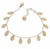 @1633 Bransoletka złota 17+3 stal chirurgiczna 316L Viki Lady 