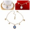@4601c Bransoletka złota 17+5 stal chirurgiczna 316L Viki Lady 