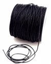 06 Sznurek jubilerski nylonowy czarny rolka 0,8mm 38-40m