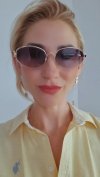 3709 Damskie okulary przeciwsłoneczne muchy ozdobne UV400