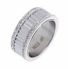 4206 Pierścionek 17,30mm srebrny stal chirurgiczna 