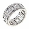 3735b Pierścionek 19,60mm srebrny zaręczynowy pozłacany 18K Xuping
