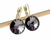 3295 Kolczyki złote Austrian Crystal cyrkonia pozłacane 14k Xuping wiszące