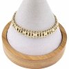 933a Bransoletka elegancka złota 18,5cm pozłacana 14k Xuping