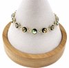 405d Bransoletka elegancka Austrian Crystal złota cyrkonie 17+3 pozłacana 14k Xuping