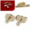 088 Kolczyki złote pozłacane wtyczki 14K Xuping kulki 3mm