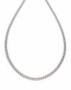 785 Srebrny łańcuszek 50cm 4mm pozłacany białym złotem Xuping