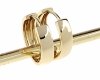 3464 Kolczyki złote pozłacane wiszące 14K Xuping koła 1,8cm
