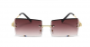 0199 Damskie okulary przeciwsłoneczne lato ozdobne