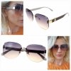 ok30 Damskie okulary przeciwsłoneczne ozdobne lato wakacje UV400