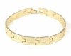 3730a Bransoletka złota elegancka 20cm pozłacana 14k Viki Lady