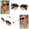ok110 Damskie okulary przeciwsłoneczne muchy ozdobne UV400