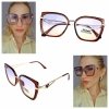 ok102 Damskie okulary przeciwsłoneczne muchy ozdobne UV400