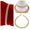 3507 Bransoletka elegancka złota 20cm pozłacana 14k Xuping