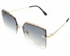 2190 Damskie okulary przeciwsłoneczne muchy ozdobne UV400
