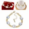 3794 Bransoletka elegancka Austrian Crystal złota cyrkonie 17+5 pozłacana 14k Xuping 