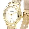 2349 Zegarek damski złoty stal chirurgiczna Kurren elegancki klasyk