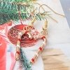 2212 Kolczyki srebrne świąteczne stal chirurgiczna wiszące Boże Narodzenie święta prezent