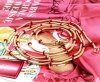 638 Złoty łańcuszek 60cm pozłacany 18k Xuping