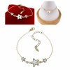 2314 Bransoletka elegancka Austrian Crystal złota cyrkonie 16,5+5 pozłacana 14k Xuping gwiazdki