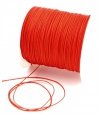 12 Sznurek jubilerski nylonowy czerwony 0,8mm 2metry
