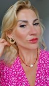 0158 Złoty łańcuszek 41+5 naszyjnik stal chirurgiczna celebrytka choker lato wakacje kryształki